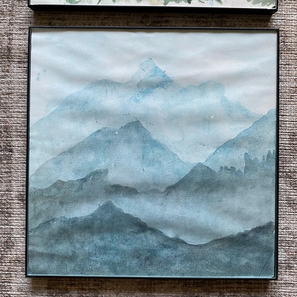 2 original watercolor paintings framed - Picture 2 of 3